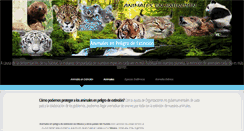 Desktop Screenshot of animalesenpeligrodeextincionenmexico.com